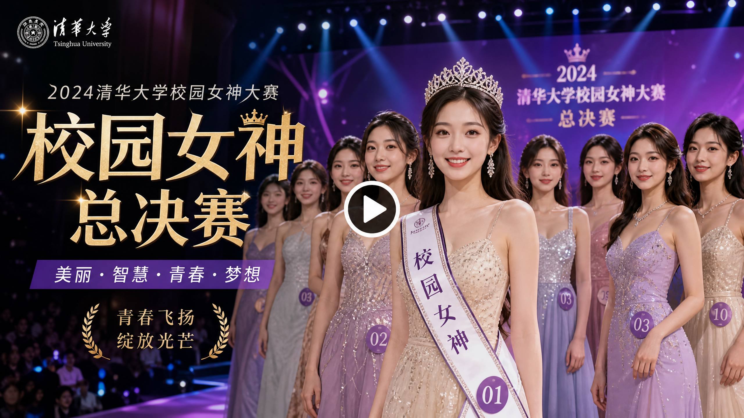溏心vlog 【溏心vlog影视传媒】溏心vlog年度校园女神大赛传媒全程记录，精彩传媒演示